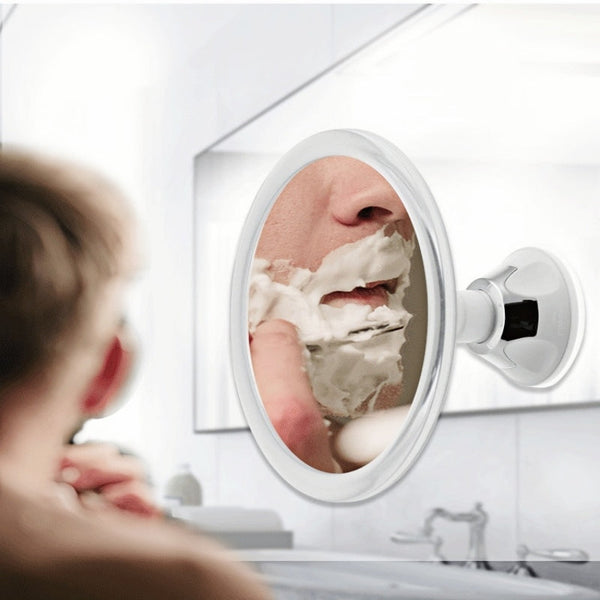 360 Rotating Shower Round Fogless Makeup Mirror With Suction Cup Mirrors