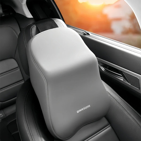 Car Lumbar Back Support Memory Foam Soft Headrest Neck Pillow Cushion Seat & Posture Cushions