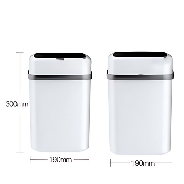 13L Bathroom Touch Trash Can Smart Garbage Bucket Rubbish Bins