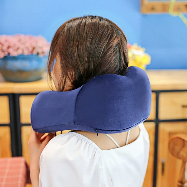 Soft Travel Pillow U Shaped Memory Foam Neck Cushion Pillows