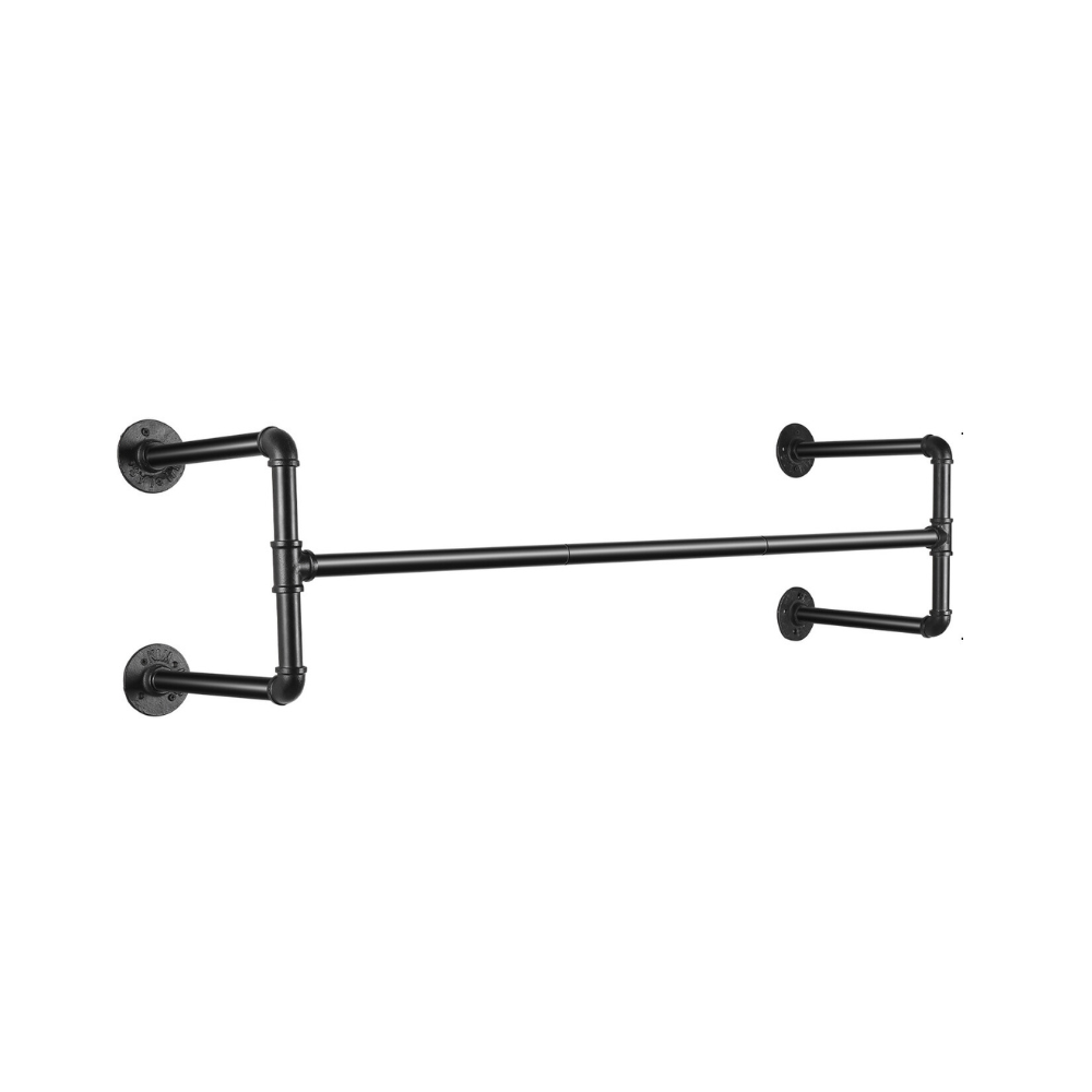 Pipe Clothes Rack Wall Mounted Detachable Garment Garment Racks