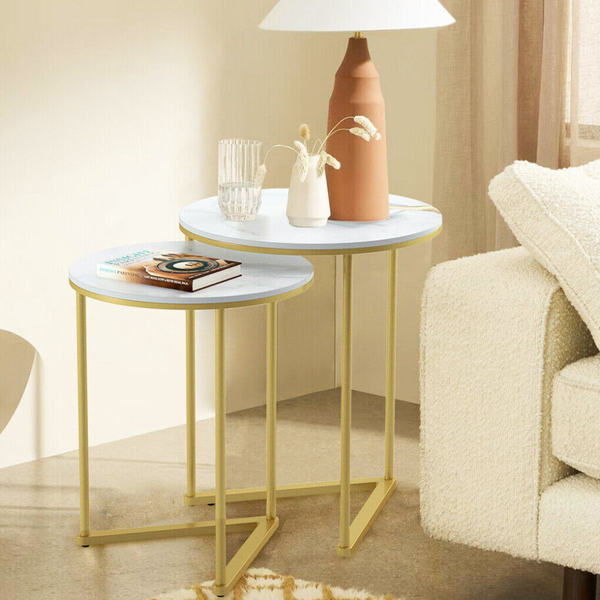 Modern Nesting Coffee Side Table Set Coffee Tables
