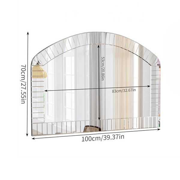 Large Beveled Glass Wall Mirror Mirrors