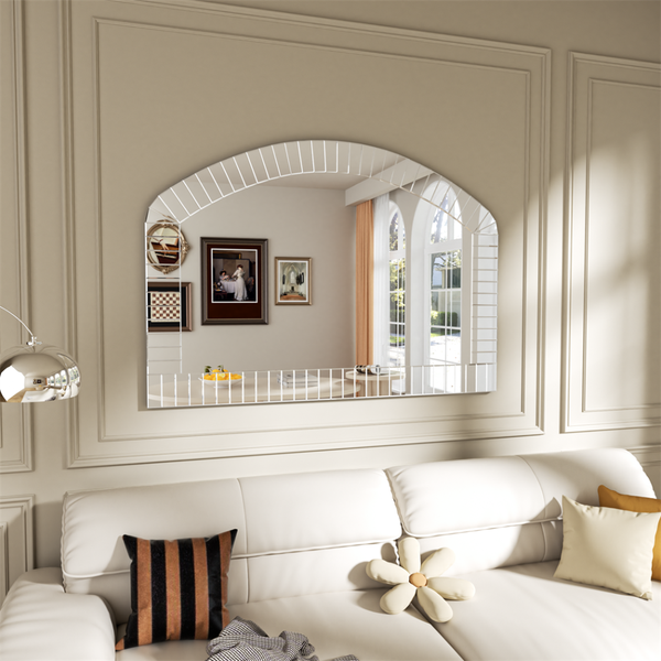 Large Beveled Glass Wall Mirror Mirrors