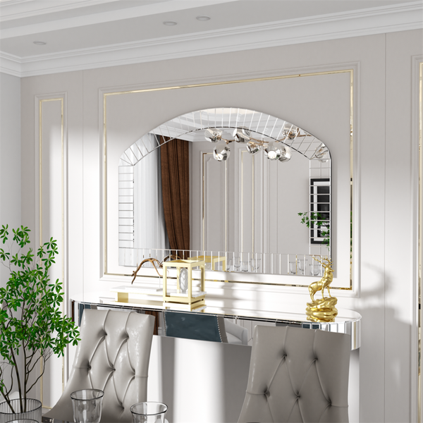 Large Beveled Glass Wall Mirror Mirrors