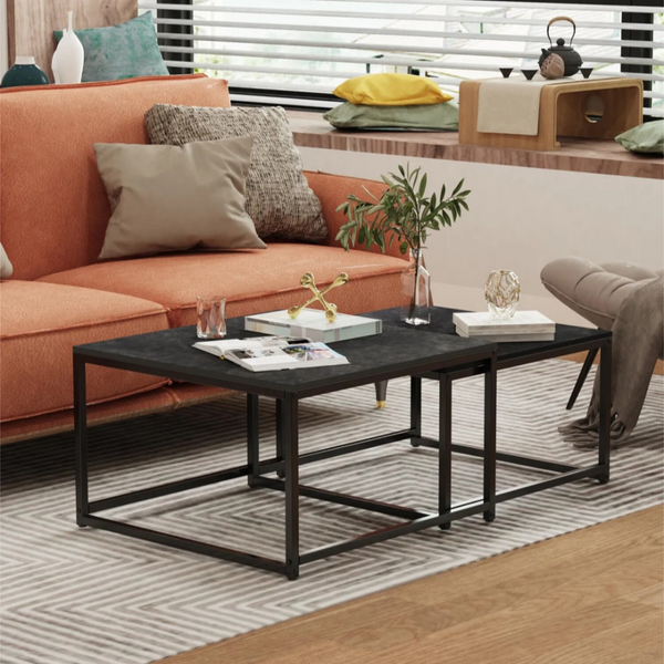 Modern Nesting Coffee Table Set Coffee Tables