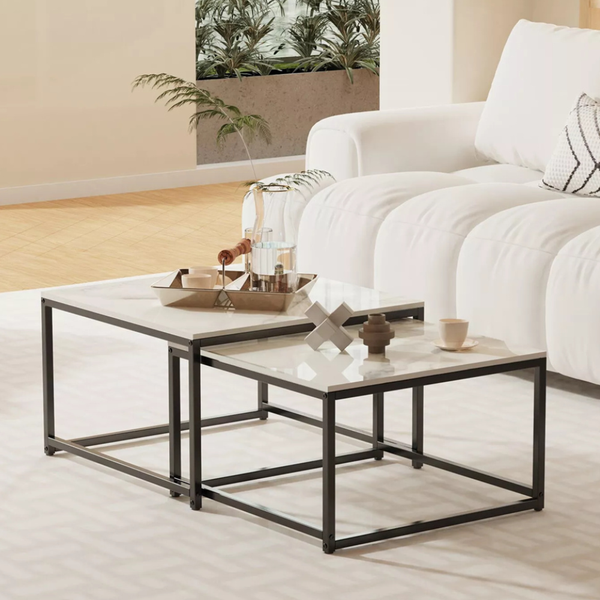 Modern Nesting Coffee Table Set Coffee Tables