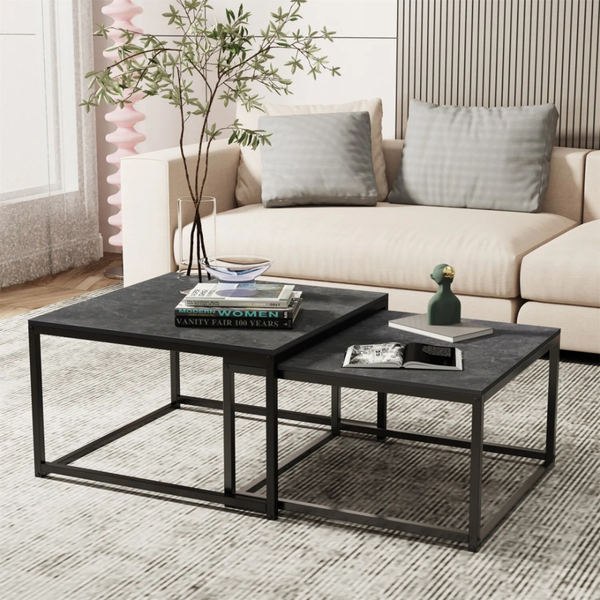 Modern Nesting Coffee Table Set Coffee Tables