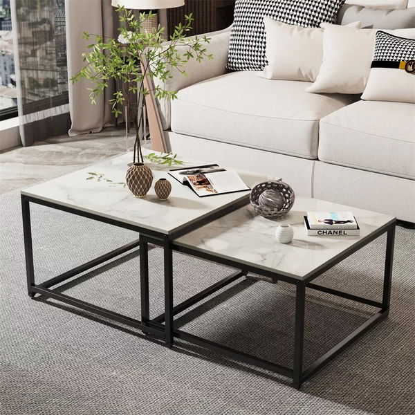 Modern Nesting Coffee Table Set Coffee Tables