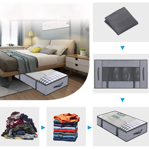 Storfex Under Bed Quilt Storage Bag 2 Pack Storage Bags