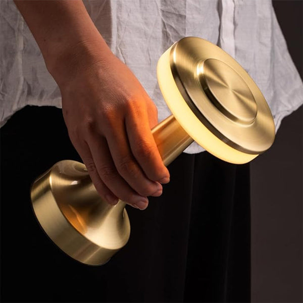 Led Table Lamp With Touch Sensor 3 Levels Of Brightness Night Light Bedside Gold Lamps