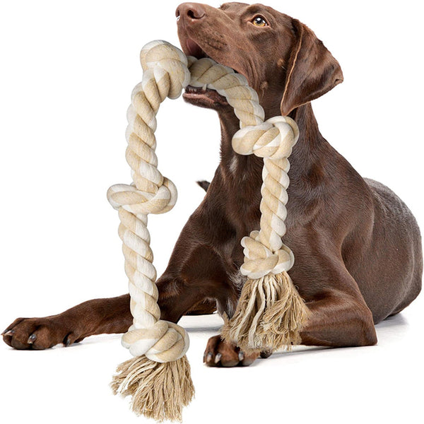 Dog Rope Toy For Dogs Who Love Chew Safe Durable Large And Medium Dog Toys