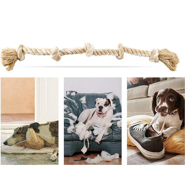 Dog Rope Toy For Dogs Who Love Chew Safe Durable Large And Medium Dog Toys