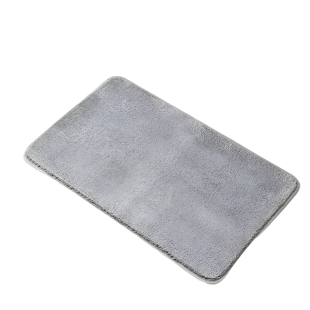 Comfeya Thick Memory Foam Bath Mat Soft And Absorbent Velvet With Durable Dots On Bottom Machine Washable Shower Floor Rug Room Decor 89 X 58 X0.5 Cm