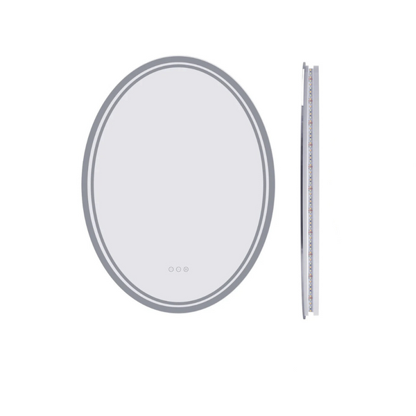 Oval Led Bathroom Mirror With Demister Mirrors
