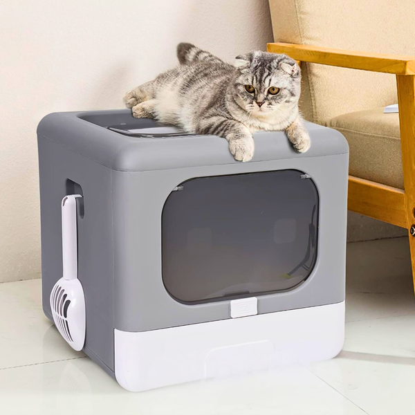 Sleek And Functional Box Detachable Design Cat Litter