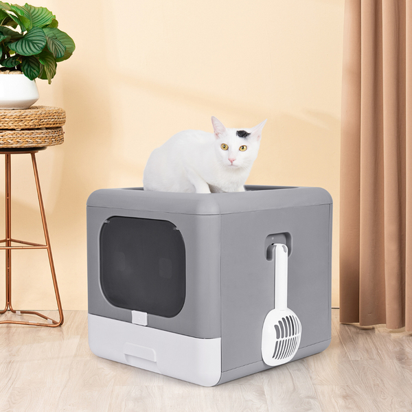 Sleek And Functional Box Detachable Design Cat Litter