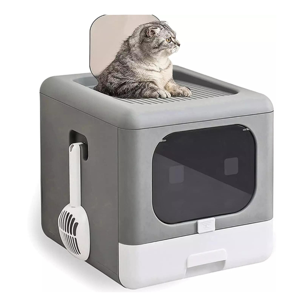 Sleek And Functional Box Detachable Design Cat Litter