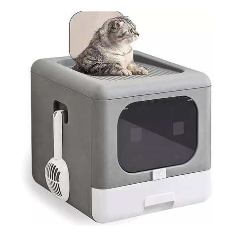 Sleek And Functional Box Detachable Design Cat Litter