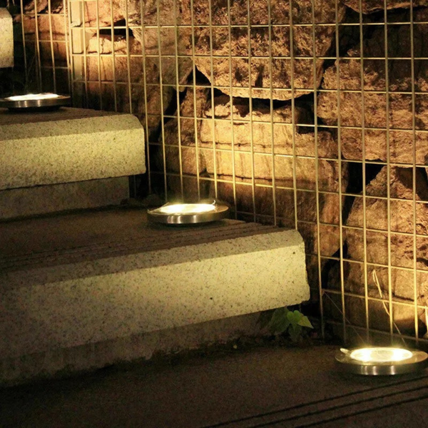 Led Solar Underground Light Waterproof Garden Buried Lamp Outdoor Lighting Accessories