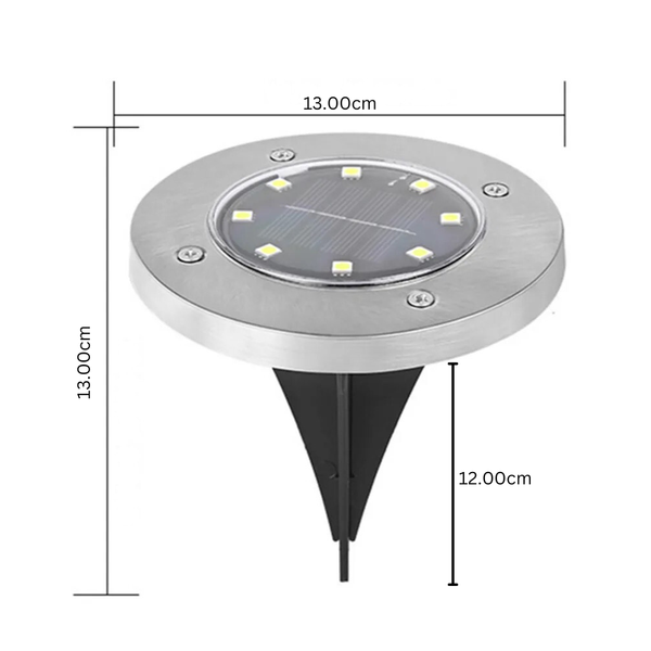 Led Solar Underground Light Waterproof Garden Buried Lamp Outdoor Lighting Accessories