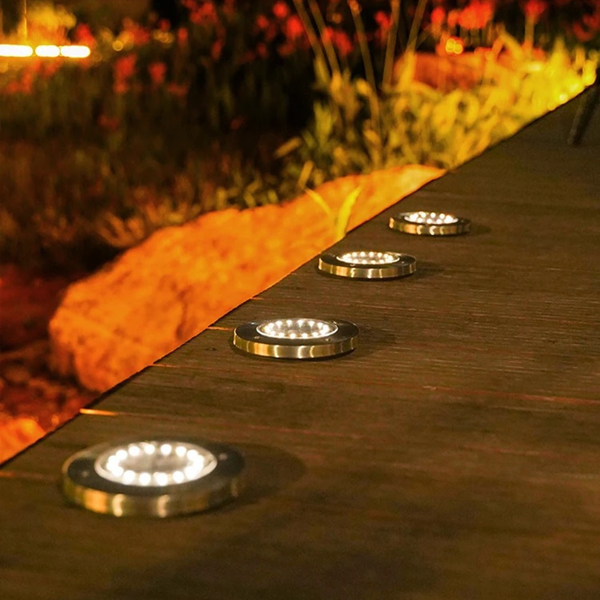 Led Solar Underground Light Waterproof Garden Buried Lamp Outdoor Lighting Accessories