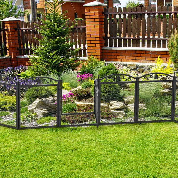 8 Panel Diy Heavy Duty Dog Playpen With Waterproof Pad Fences & Pens