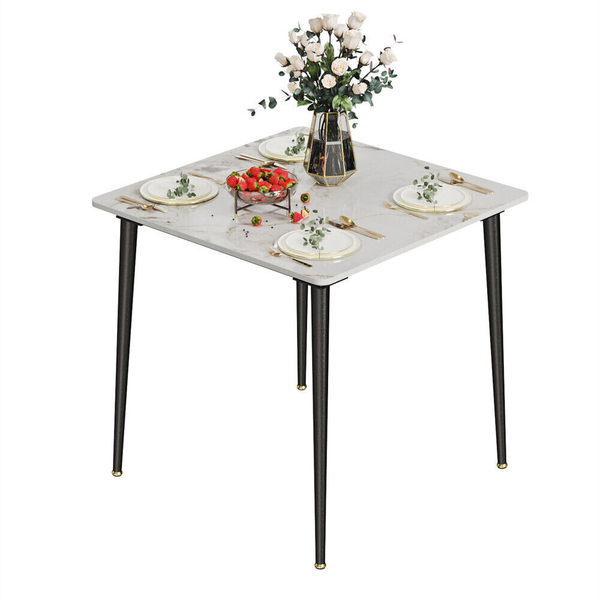 Square Marble Dining Table Perfect For Restaurants Kitchens Cafes And Shops Dining Tables