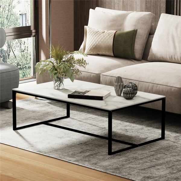 Rectangular Marble Coffee Table Coffee Tables