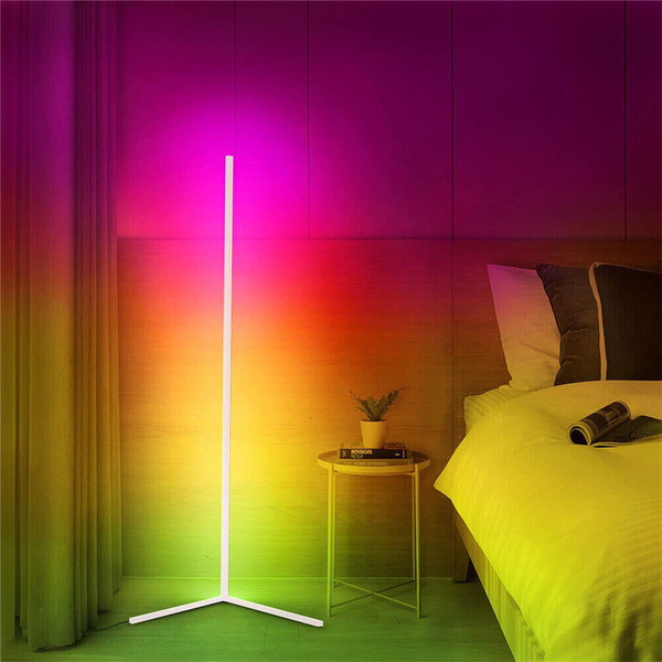 Rgb Led Floor Corner Lamp With Remote Control Floor Lamps