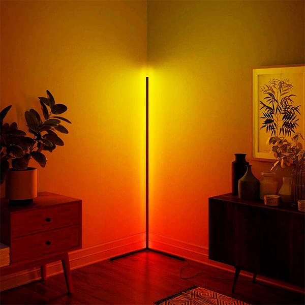 Rgb Led Floor Corner Lamp With Remote Control Floor Lamps