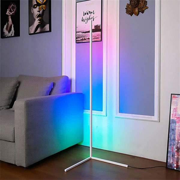 Rgb Led Floor Corner Lamp With Remote Control Floor Lamps