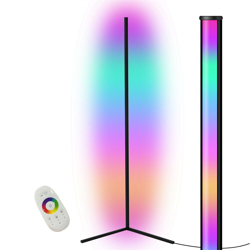 Rgb Led Floor Corner Lamp With Remote Control Floor Lamps