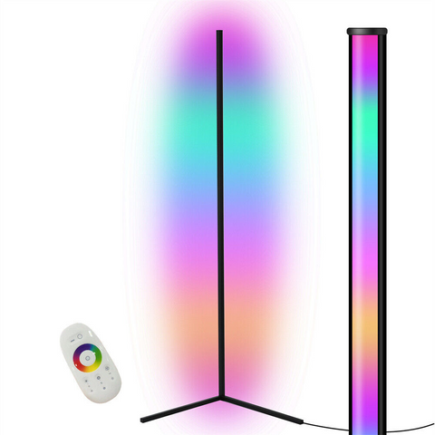 Rgb Led Floor Corner Lamp With Remote Control Floor Lamps