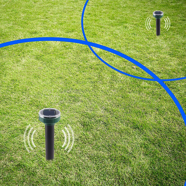 4 Pcs Solar Ultrasonic Electronic Mouse Snake Insect Repeller Ultrasonic Pest Repellers