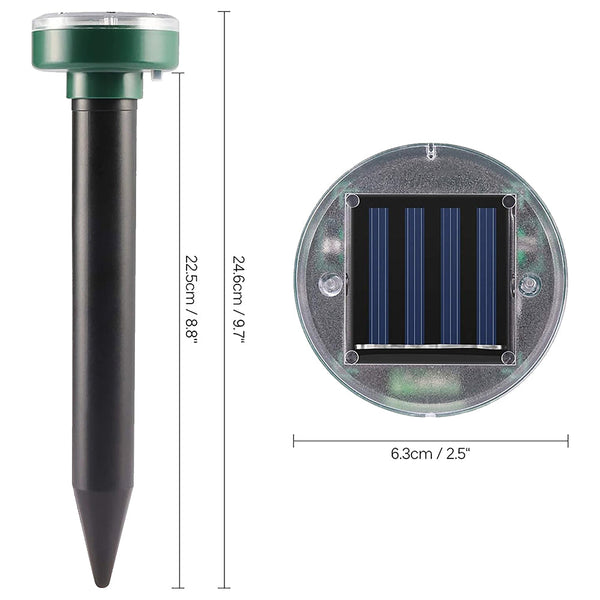 4 Pcs Solar Ultrasonic Electronic Mouse Snake Insect Repeller Ultrasonic Pest Repellers