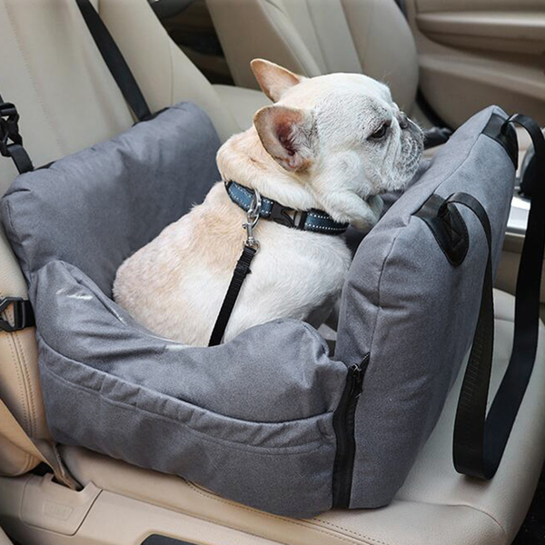 Dog Car Seat With Safety Belt Pet Booster Nest Cushion Pet Transport