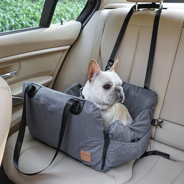 Dog Car Seat With Safety Belt Pet Booster Nest Cushion Pet Transport