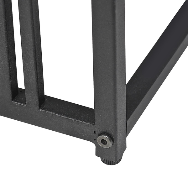 Minimalism Marble Stone Side Table White Top Black Frame Side Tables