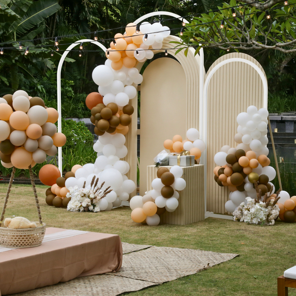 Set Of 3 Wedding Metal Backdrop Arch Balloon Frame Venue Decorations
