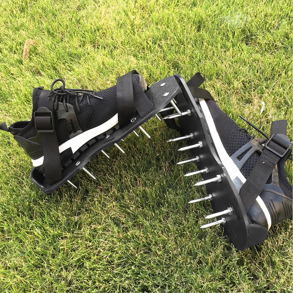 Garden Nail Shoes Yard Grass Cultivator Lawn Aerating Spikes Sandals With Straps Other Garden Hand Tools & Equipment