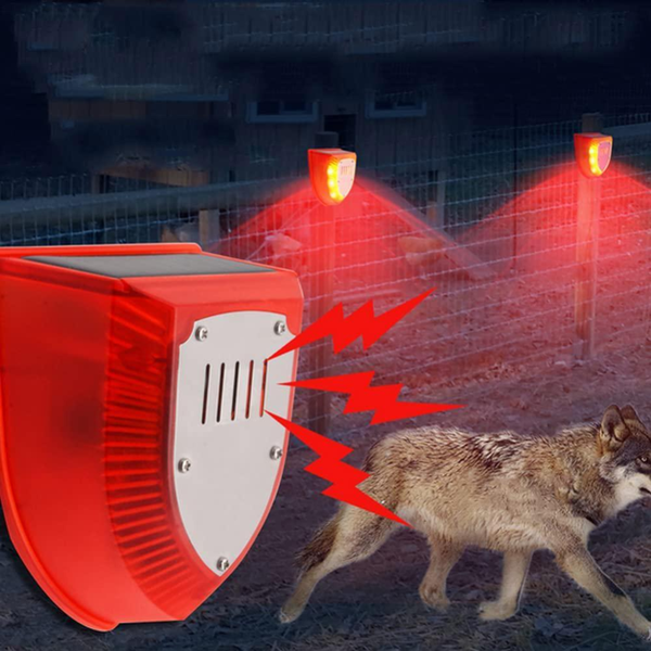 Solar Animal Repeller Motion Induction Detector Security Alarm Personal Alarms