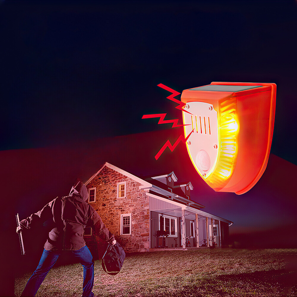 Solar Animal Repeller Motion Induction Detector Security Alarm Personal Alarms