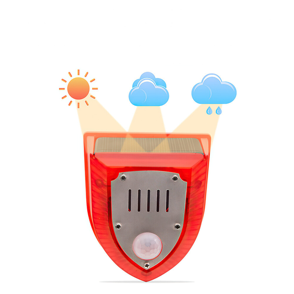 Solar Animal Repeller Motion Induction Detector Security Alarm Personal Alarms