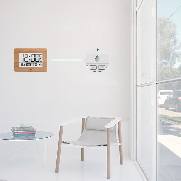 Large Lcd Screen Electronic Wall Desk Digital Alarm Clock Alarm Clocks & Clock Radios