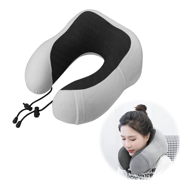 Soft Travel Pillow U Shaped Memory Foam Neck Cushion Pillows
