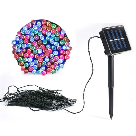 Solar Fairy String Lights 100/200/500 Led Outdoor Garden Christmas Party Decor Seasonal Decorations