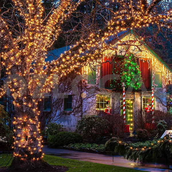 Solar Fairy String Lights 100/200/500 Led Outdoor Garden Christmas Party Decor Seasonal Decorations