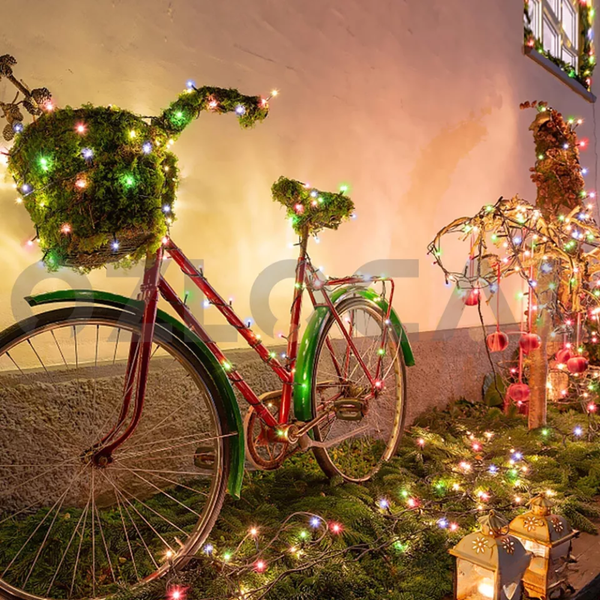 Solar Fairy String Lights 100/200/500 Led Outdoor Garden Christmas Party Decor Seasonal Decorations