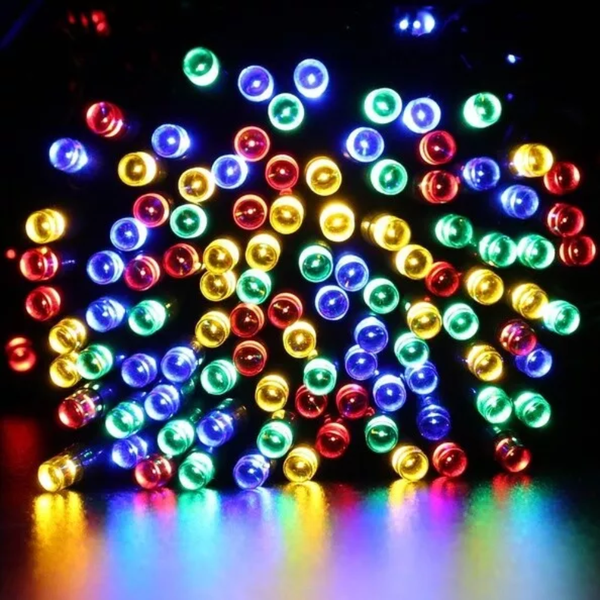 Solar Fairy String Lights 100/200/500 Led Outdoor Garden Christmas Party Decor Seasonal Decorations